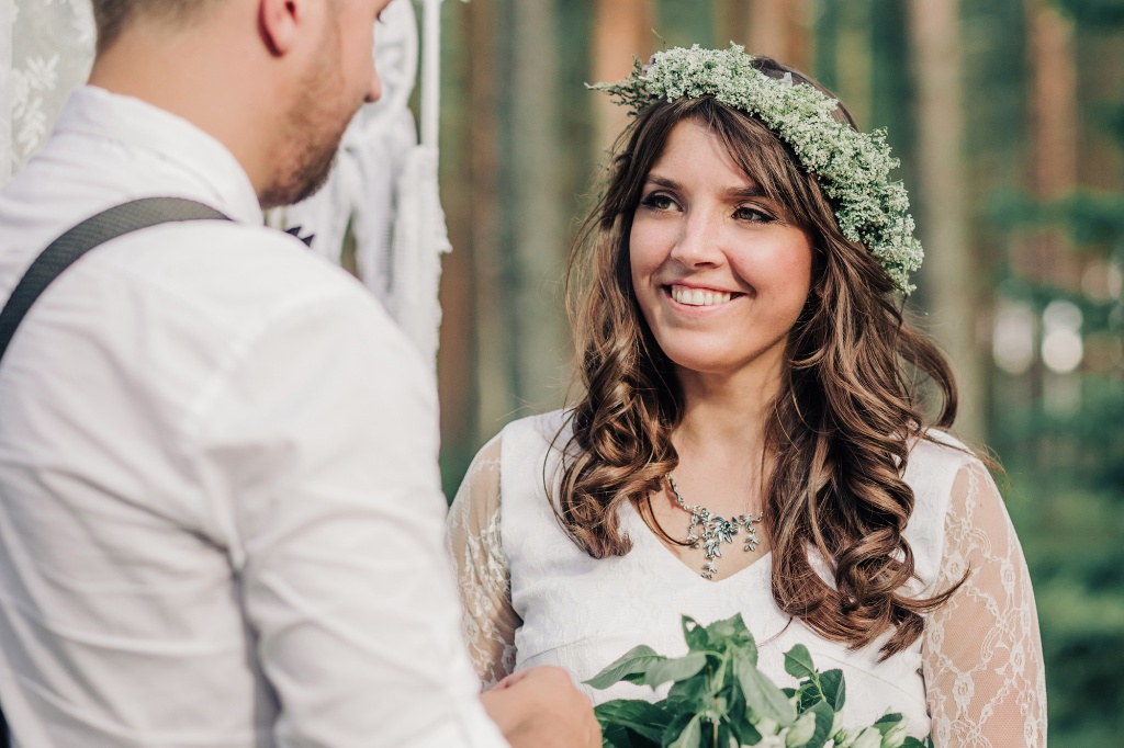Wedding in forest, Finland, Andrew Suhinin photographer, #4961