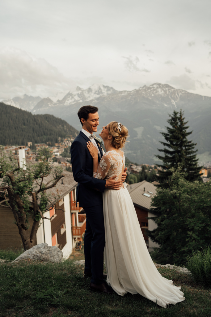 Swiss wedding in the mountains