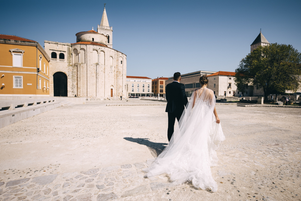 Intimate wedding in Zadar old town, Zadar, Katarina Tati photographer, #25146