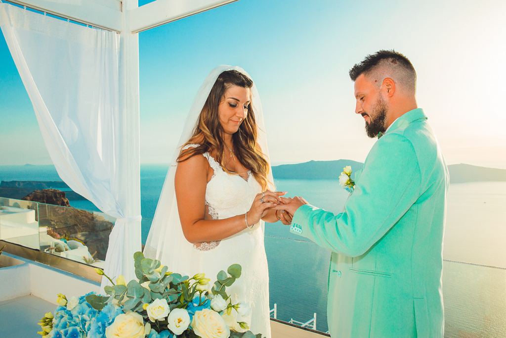 Linda e Morgan in Santorini, Santorini, Foto Express Wedding Pier Wedding Photographer photographer, #26932