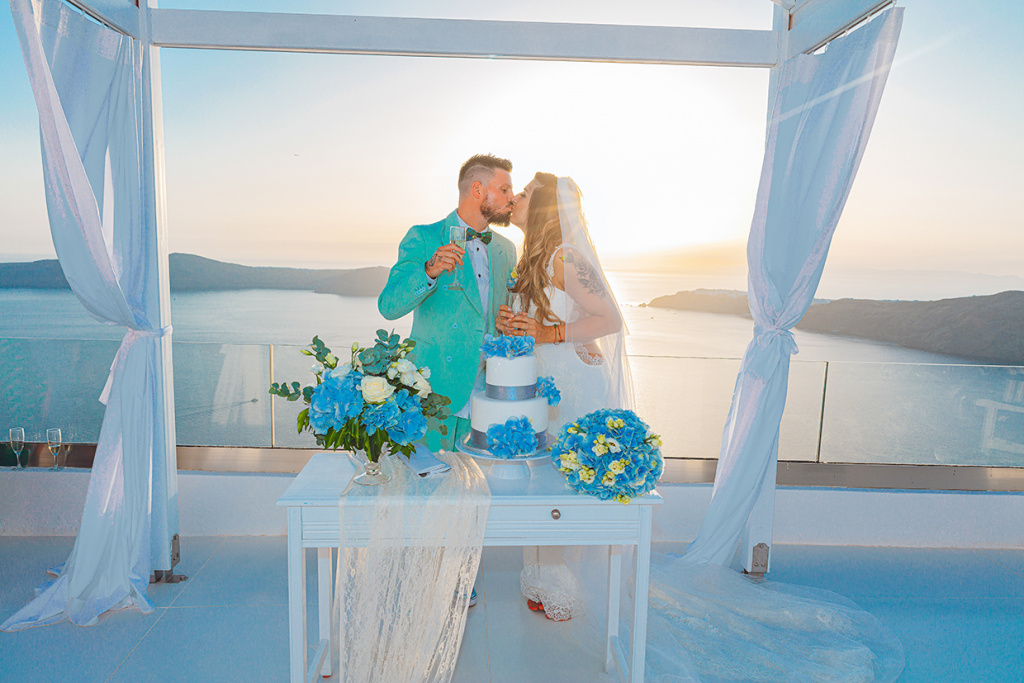 Linda e Morgan in Santorini, Santorini, Foto Express Wedding Pier Wedding Photographer photographer, #26919