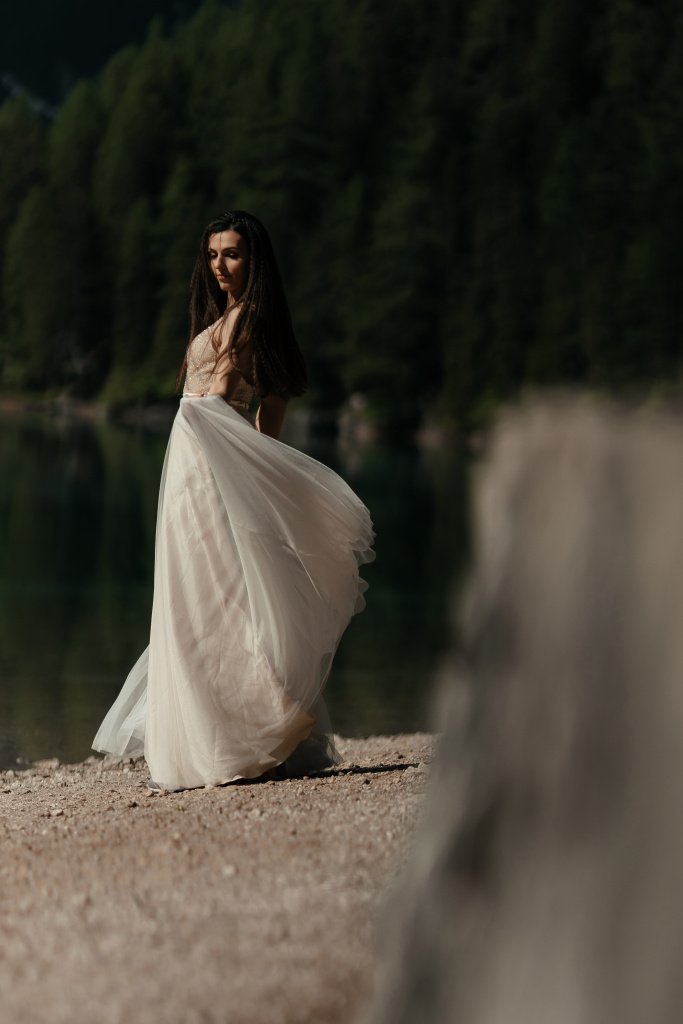 Lago di Braies wedding photoshoot, Italy, Italy, Vladimir Kiselev photographer, #28421