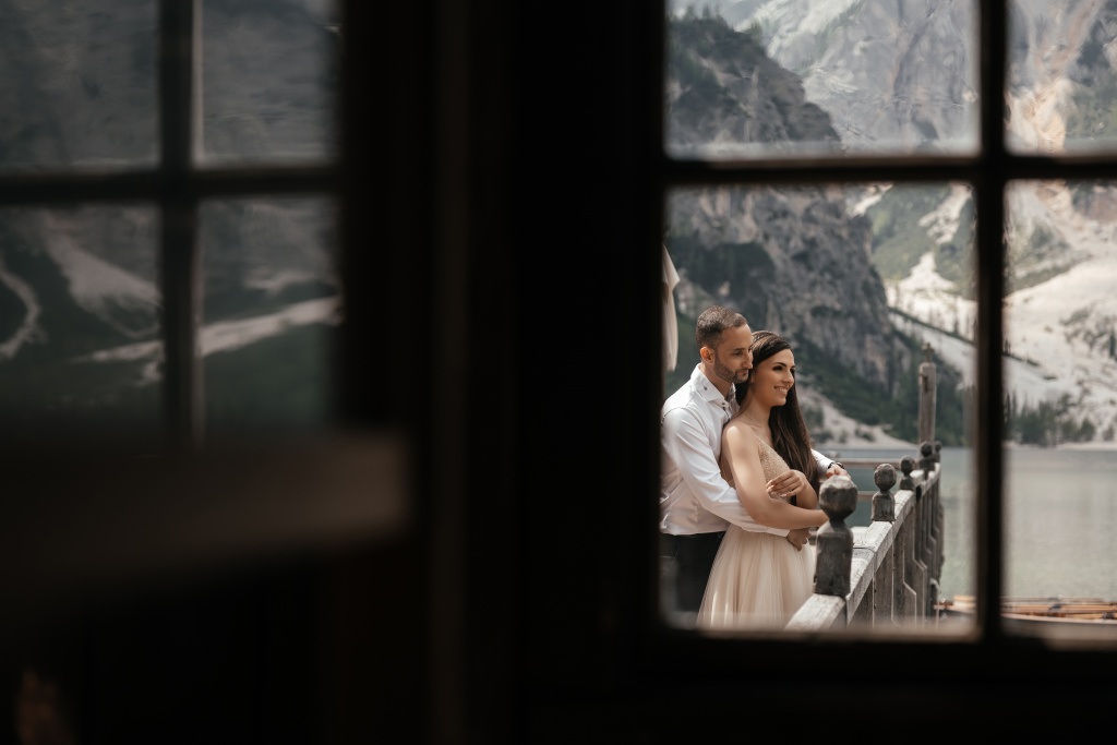 Lago di Braies wedding photoshoot, Italy, Italy, Vladimir Kiselev photographer, #28438