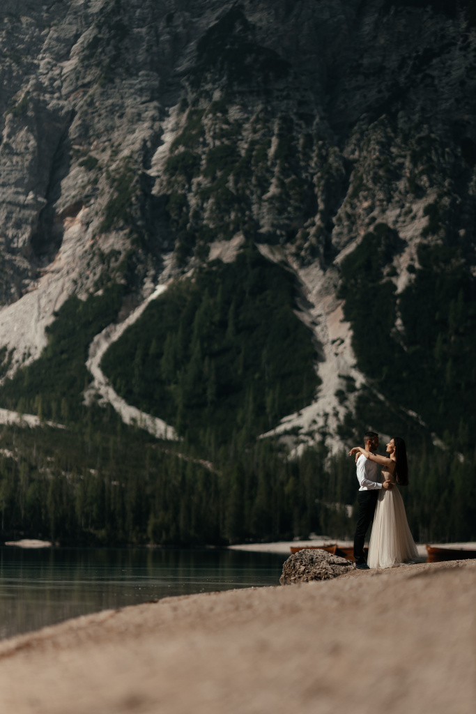 Lago di Braies wedding photoshoot, Italy, Italy, Vladimir Kiselev photographer, #28424