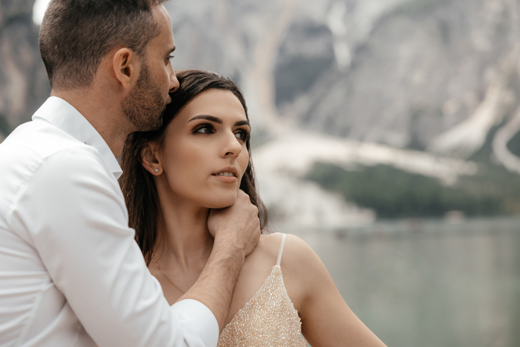 Lago di Braies wedding photoshoot, Italy, Italy, Vladimir Kiselev photographer, #28450