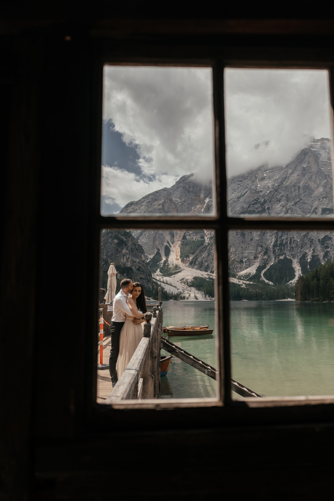 Lago di Braies wedding photoshoot, Italy, Italy, Vladimir Kiselev photographer, #28439