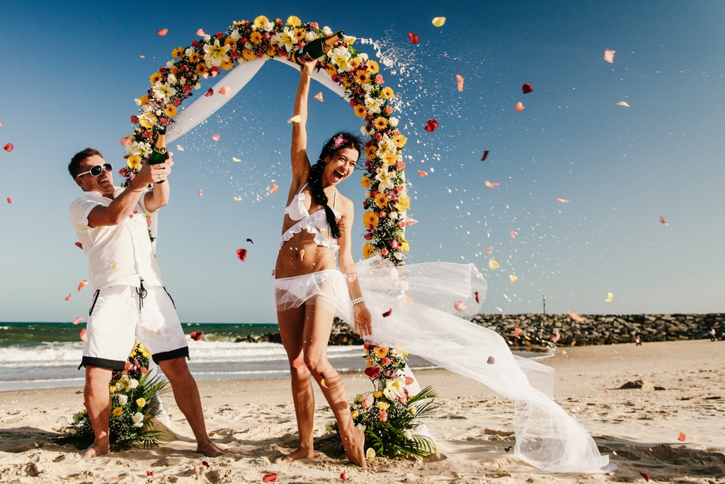Wedding ceremony on the beach