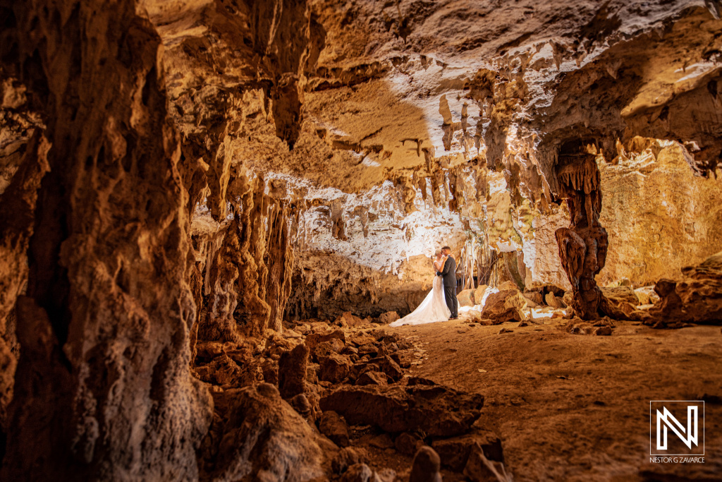 Wedding at Hato Caves, Curaçao
