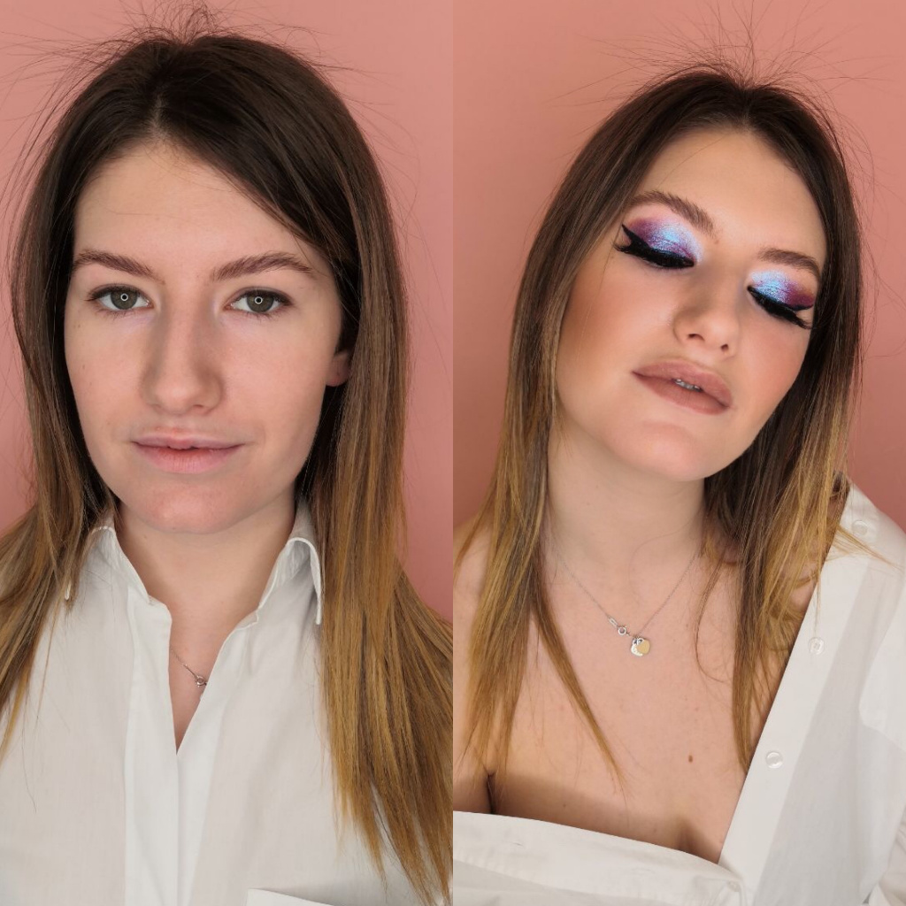 Make up before/after