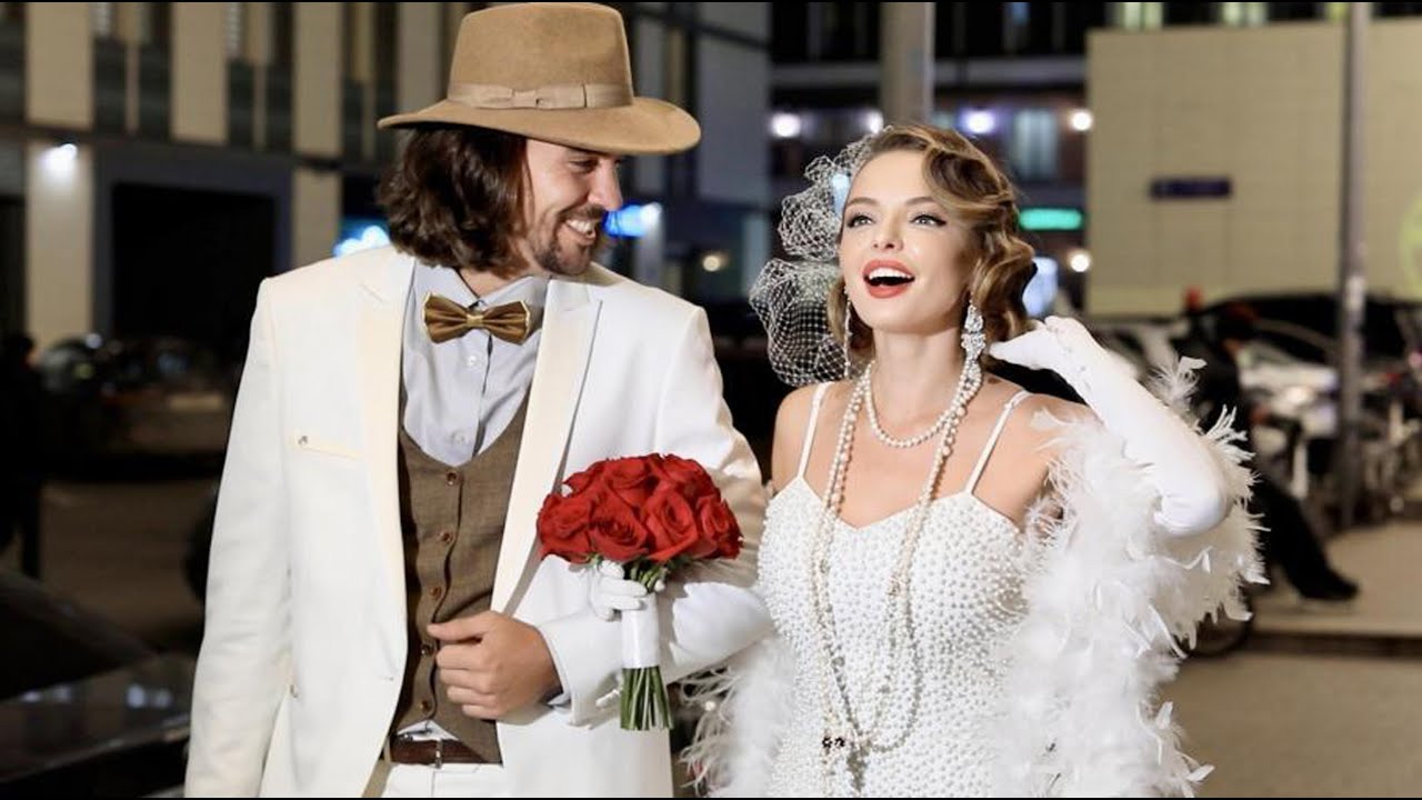 A real gangster wedding of the magnificent George and Marina in the style of old Chicago! In the center of Moscow, with the most serious gangsta guests!
