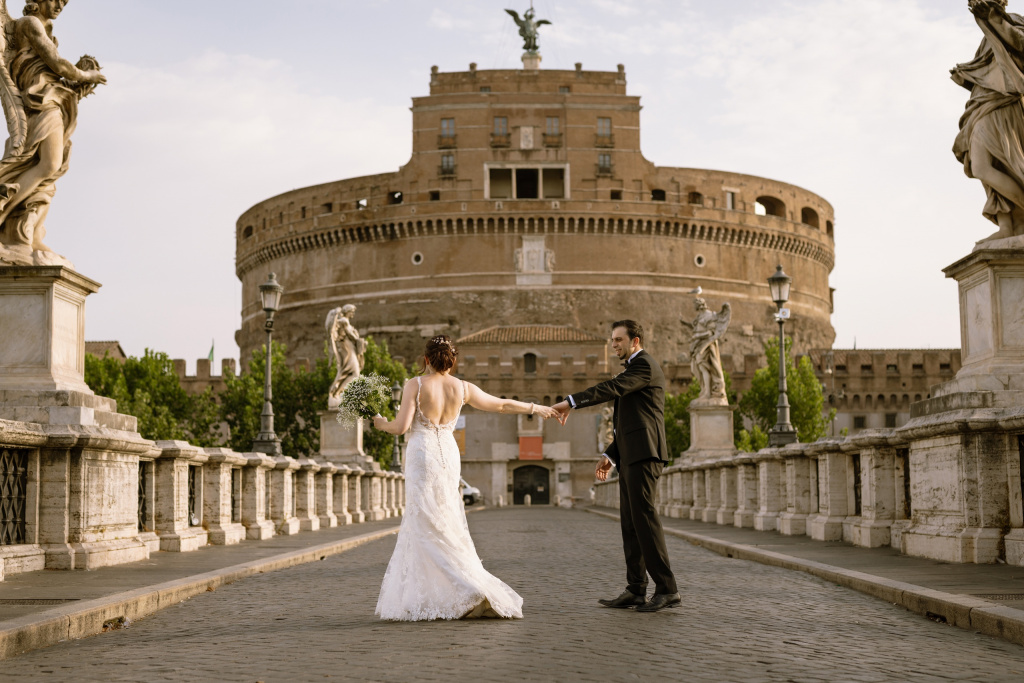Wedding photo shoot in Rome