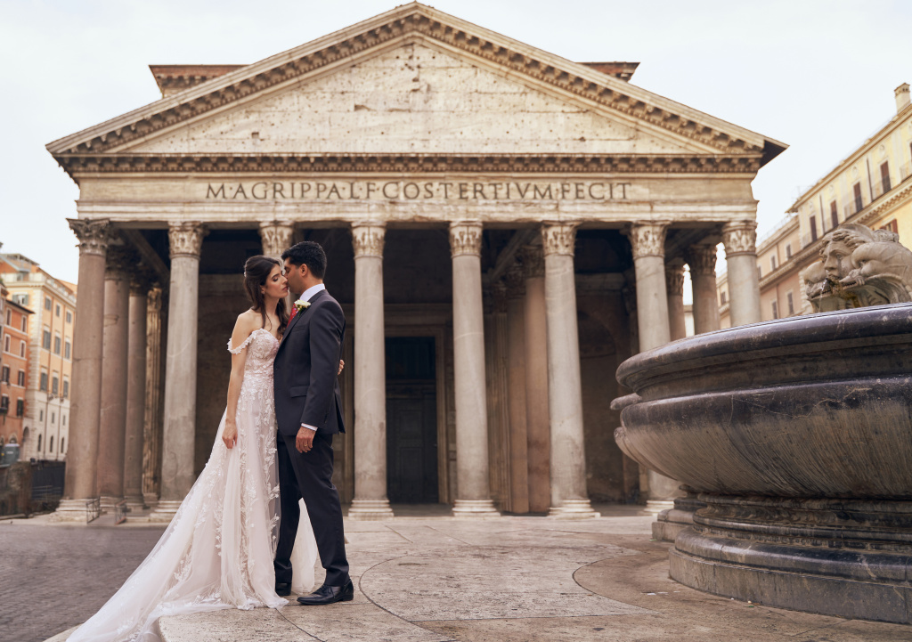 Wedding photoshoot in Rome