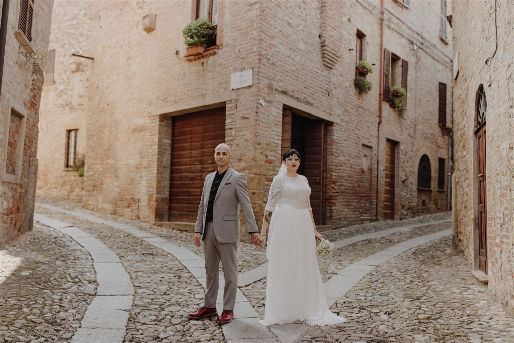 Intimate wedding in Piacenza