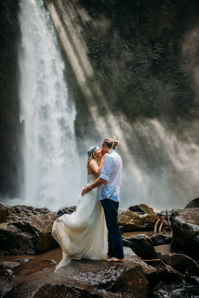 Waterfall Wedding in Bali