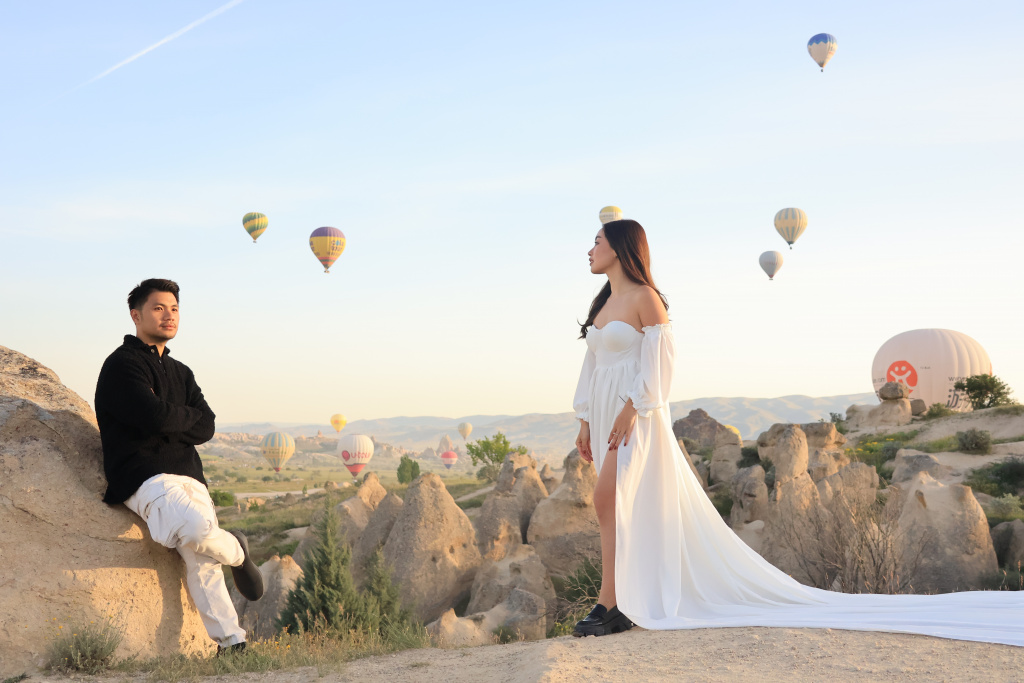 love story in Cappadocia