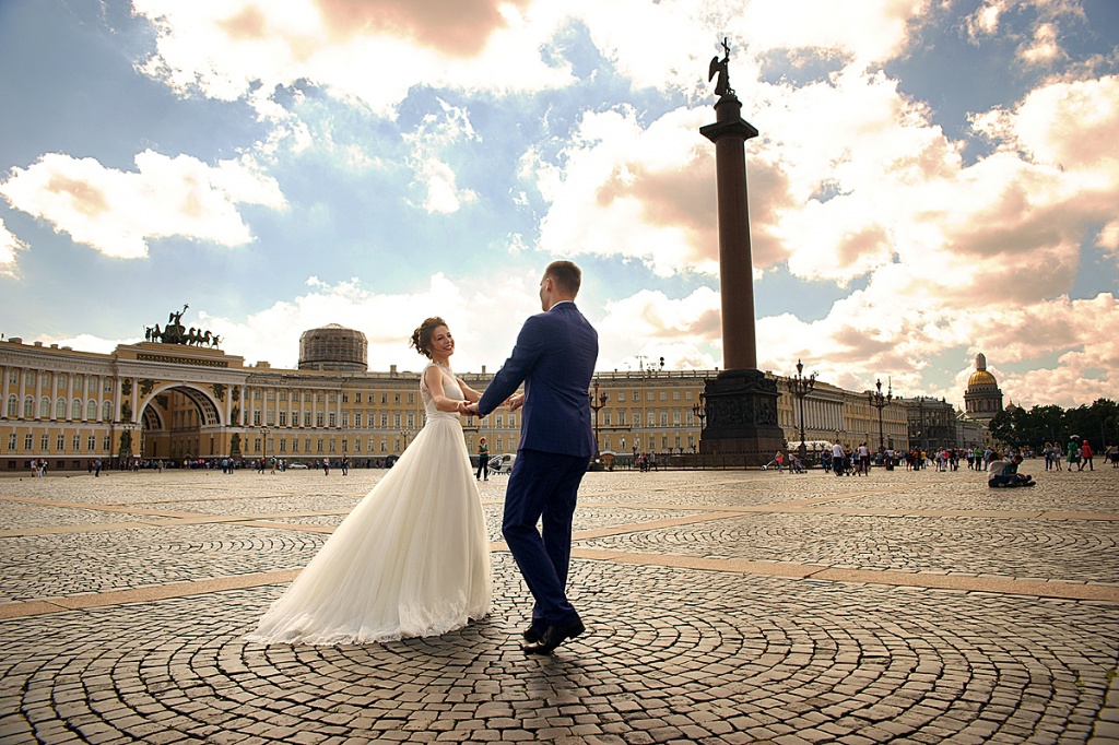 Wedding in Saint-Petersburg, Russia