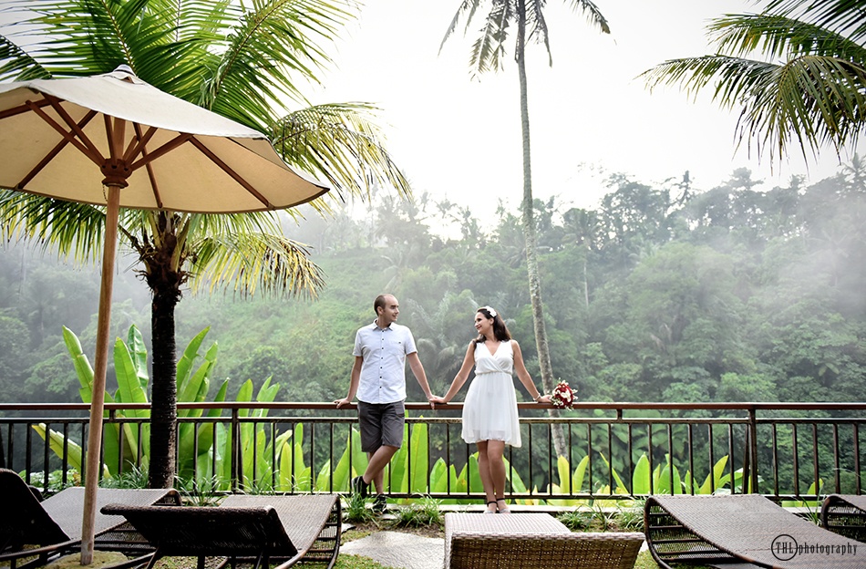Morning photo shoot in one of the Hotel in Ubud area