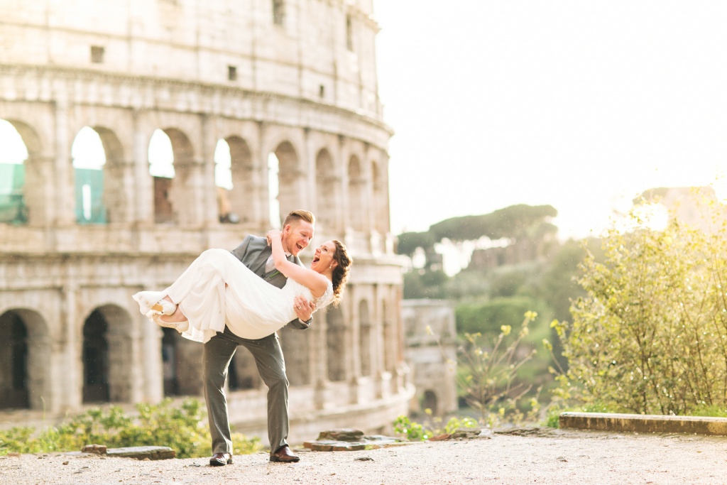 wedding photo shoot in Rome by photographer Dmitry Agishev