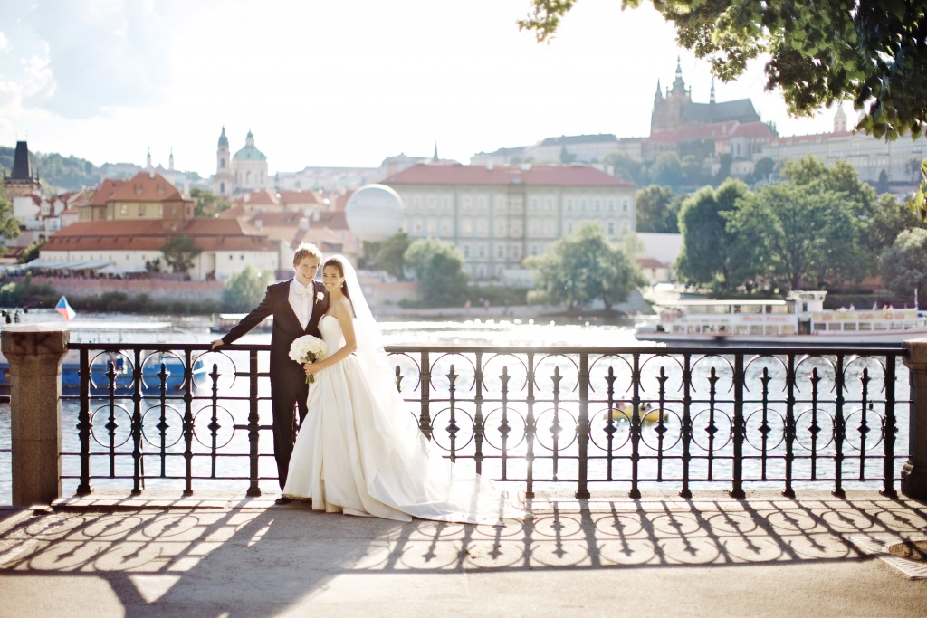 A favorite from Isabel and Josef's wedding in Prague