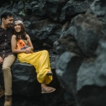 pre wedding video in batur vulcano, bali