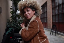 Shooting an Afro girl in Brussels, Belgium