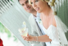 Stacey + Christopher Destination Beach Wedding in Maldives