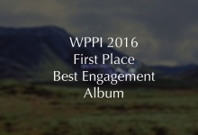 First place best elopement album in Iceland