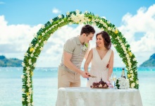 Love story in Seychells