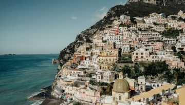 After-wedding photoshoot on Amalfi coast, Italy
