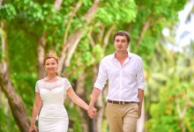 Evginia + Denis at Club Med Kani Maldives