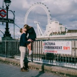 Engagement photoshoot in London for Anastasia and Chris