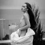 Будуарная фотосессия на крыше
