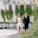 Autumn wedding day was a celebration of love