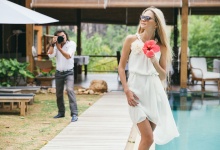 Engagement fotoshooting in Seychelles